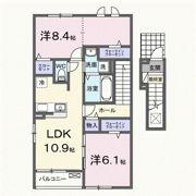 新在家中の町アパート（028507701）の間取り画像