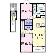 古市場アパート（028517701）の間取り画像