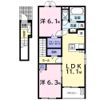 古市場アパート（028517701）の間取り画像