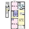 古市場アパート（028517701）の間取り画像