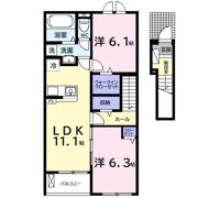 古市場アパート（028517701）の間取り画像