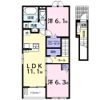 古市場アパート（028517701）の間取り画像