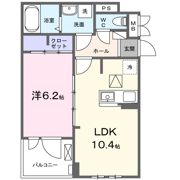 仮称；小室町アパートの間取り画像