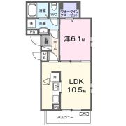 仮称；小室町アパートの間取り画像