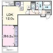 仮称；小室町アパートの間取り画像