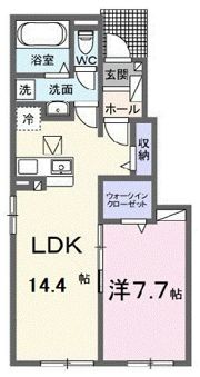カファーラ・Nの間取り画像