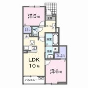 上飯田4丁目アパート（028525901）の間取り画像