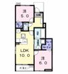 ウイングKⅦの間取り画像