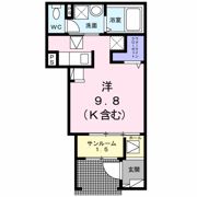 ソレイユ フルール Ⅲの間取り画像