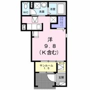 ソレイユ フルール Ⅲの間取り画像