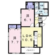 メゾンボヌールの間取り画像
