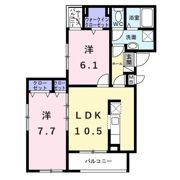メゾンボヌールの間取り画像