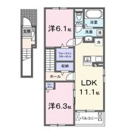 フレッシュハウス2の間取り画像