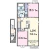 紫陽花の間取り画像