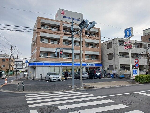 近くのローソン花畑３丁目店まで383m（徒歩5分）