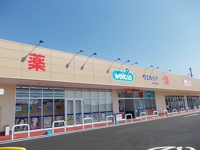 近くのウエルシア牛久刈谷店まで1,450m（徒歩19分）