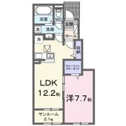 ルナ ソレイユの間取り画像