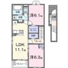 ルナ ソレイユの間取り画像