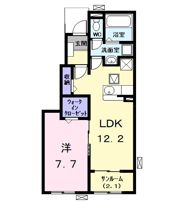 レスポワール鯏浦の間取り画像