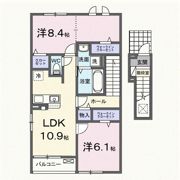 尾上町養田3丁目アパート（028554901）の間取り画像