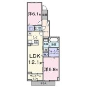 ウィステリアの間取り画像