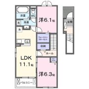 フォレスト Aの間取り画像