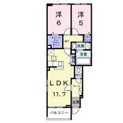 ベル エリタージュの間取り画像