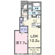 プロムナード東近江Ⅰの間取り画像
