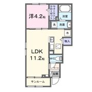 メヌエットの間取り画像