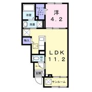 メヌエットの間取り画像