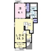 向日葵 2の間取り画像