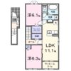 パルファン・サクラ Ⅰの間取り画像