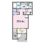エイス クラウディアの間取り画像