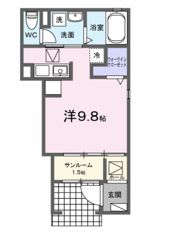 エイス クラウディアの間取り画像
