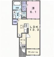 けやきレジデンスαの間取り画像