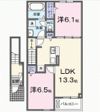 アルソーレ芳川の間取り画像