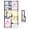 高槻堤町イーストの間取り画像
