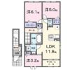ハッピーフィールド なのはな館の間取り画像