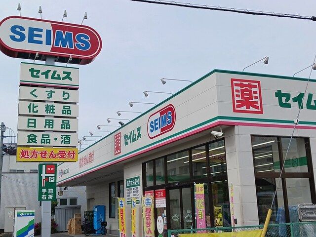 近くのドラッグセイムスまで722m（徒歩10分）