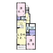 西原1丁目アパート（028604201）の間取り画像