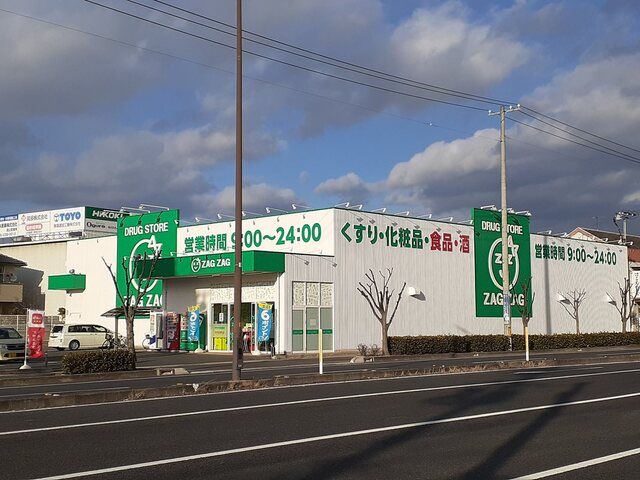 近くのザグザグ西之町店まで800m(徒歩10分)