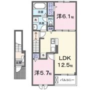 カトレアの間取り画像