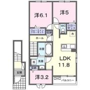 仮称；宮久保4丁目アパートⅡの間取り画像