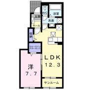 仮称；宮久保4丁目アパートⅢの間取り画像