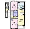 仮称；宮久保4丁目アパートⅢの間取り画像