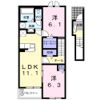 仮称；宮久保4丁目アパートⅢの間取り画像