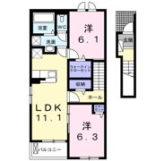 仮称；宮久保4丁目アパートⅢの間取り画像