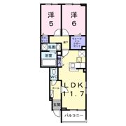 プラシードⅡの間取り画像