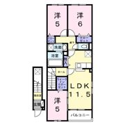 プラシードⅡの間取り画像