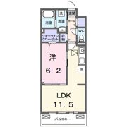 中妻アパート（028632401）の間取り画像